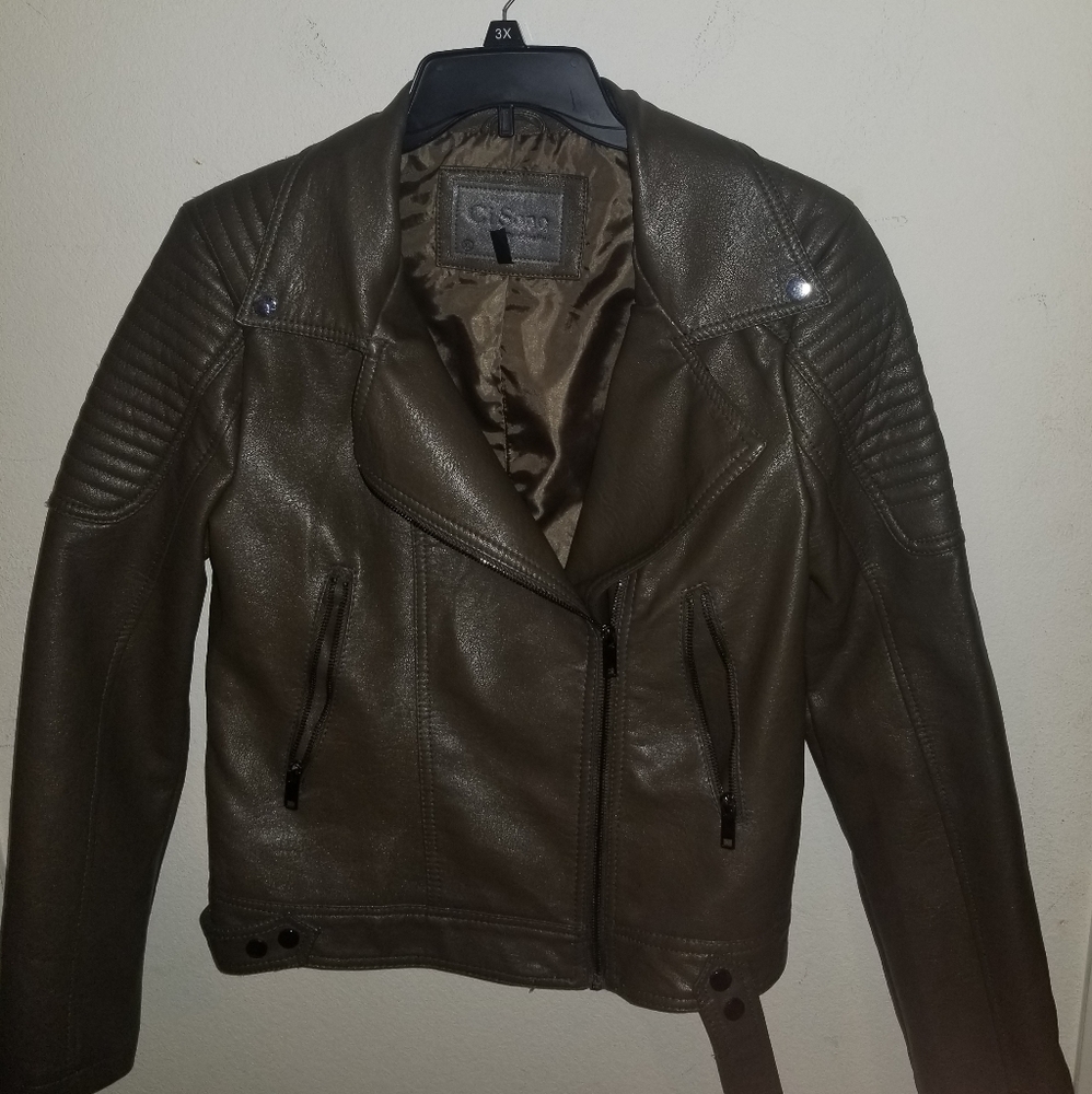 Dark Brown moto jacket